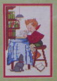 Hummel: boy studying, 1984