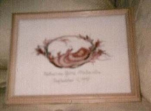 P Buckley Moss: baby sampler, 1997