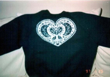 Gma's sweatshirt, 1997