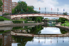 BRUSH CREEK: It was said Boss Tom Pendergast had people buried in the bottom of Brush Creek, but when it was rehabbed in the late 1990s, no bodies were found. So they say …