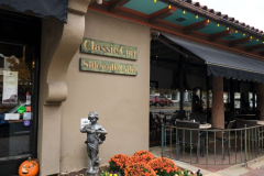 THE CLASSIC CUP: Tess LaMontagne frequents this little outdoor café on Saturdays to be alone and decompress. Kelly attempted to arrange for Étienne to meet her there, but serendipity got in the way.