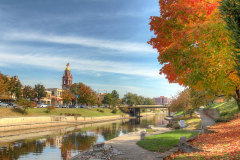 THE PLAZA in the fall is also beautiful.