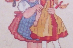 Hummel: girl with doll, 1984