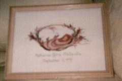 P Buckley Moss: baby sampler, 1997