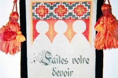 chier tapestry, 2001