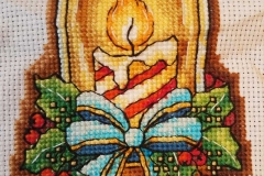Christmas candle ornament, 2021