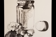 still life in lines, 2021-09-26
