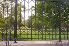 THEIS PARK, as seen from inside Kauffman Garden