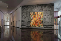 KEMPER MUSEUM Atrium. THE PROVISO: Where RAPE OF A VIRGIN by Ford is unveiled and Sebastian falls in love. TWENTY-DOLLAR RAG: Where Vachel finds out whom he's being paid to be arm candy, and promptly takes her shopping for a decent dress.