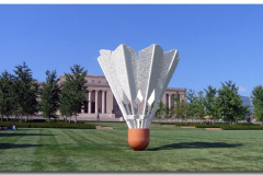 SHUTTLECOCK,  Claes Oldenburg and  Coosje van Bruggen (1994)