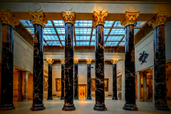 THE PROVISO: Kirkwood Hall, where Ford’s masterpiece GODDESS AND HER LOVER hangs.