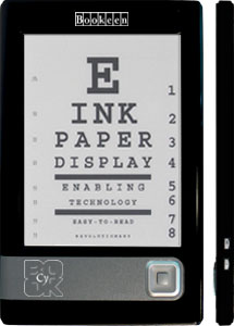 The Cybook e-ink e-reader