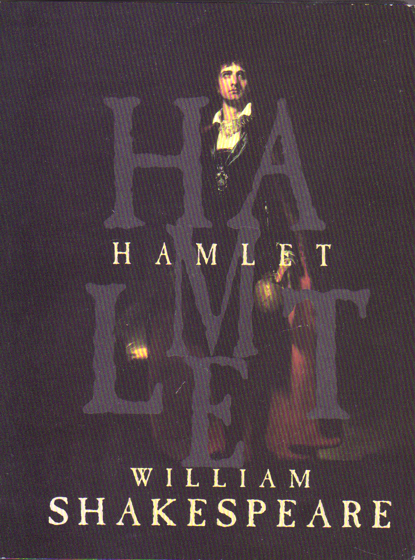 Cover of a refreshed version of HAMLET by William Shakespeare.