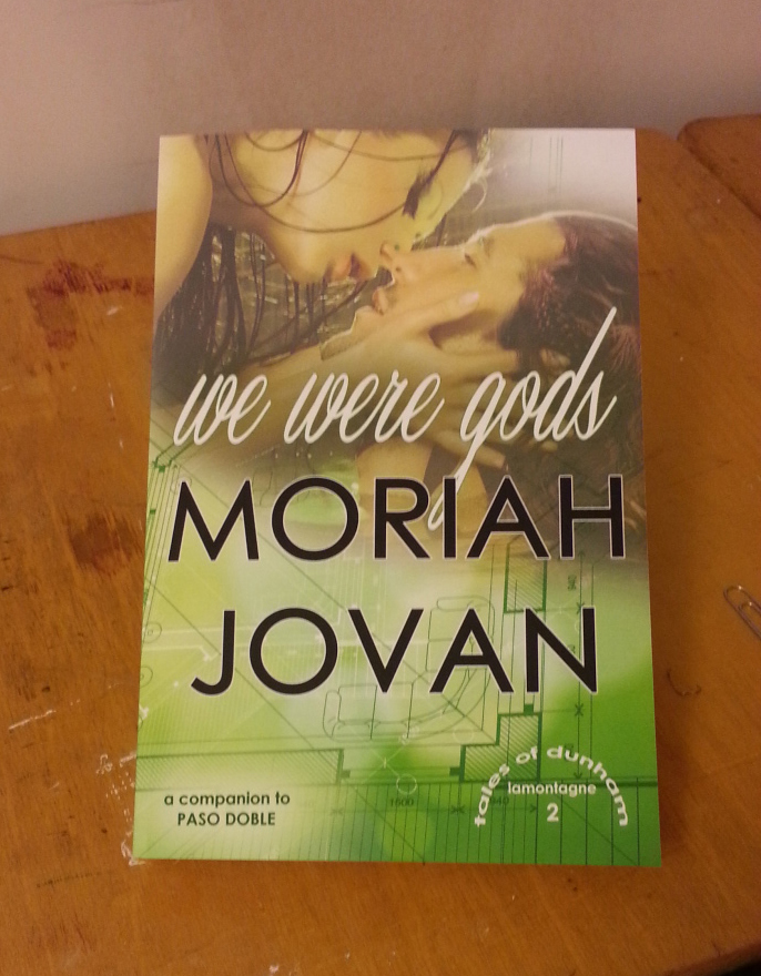 An image of WE WERE GODS print copy.