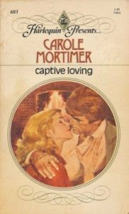 The cover of the Harlequin Presents novel CAPTIVE LOVING by Carole Mortimer.